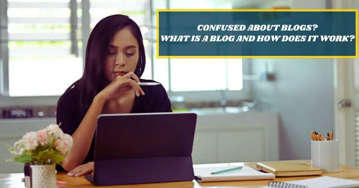 An aspiring content marketer wondering what is a blog.