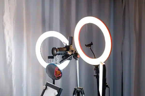 Ring lights and camera. Sub topic on rounding up videos for fun blog post ideas.